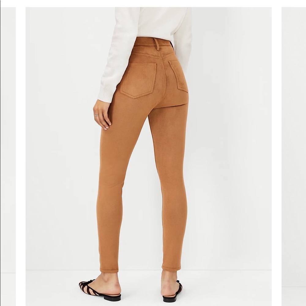 Ann Taylor suede skinny jeans
